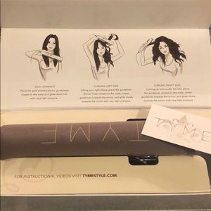 Tyme straitening and wave iron